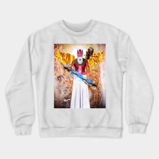 IGBO / AFRICAN KING OF GODS: NGWU / OJELUPUTA - SIRIUS-UGO-ART Crewneck Sweatshirt